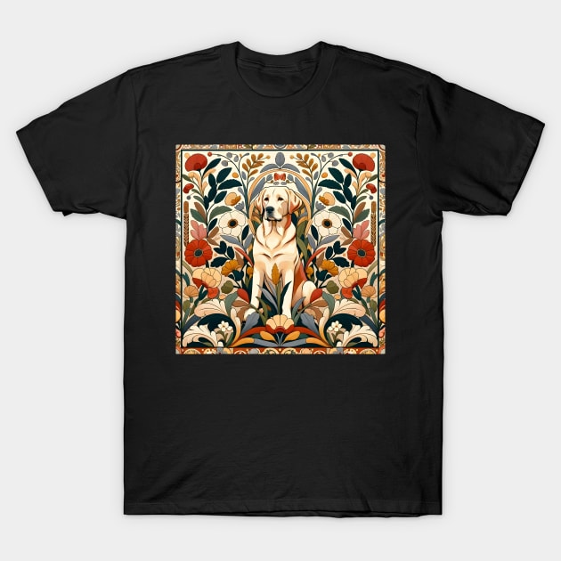 Labrador Retriever inspired by William Morris T-Shirt by Drew-Drew